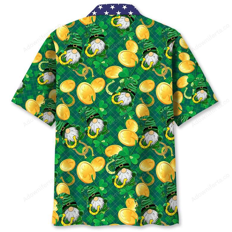 Gold Lucky Irish St.Patrick Day Hawaiian Shirt