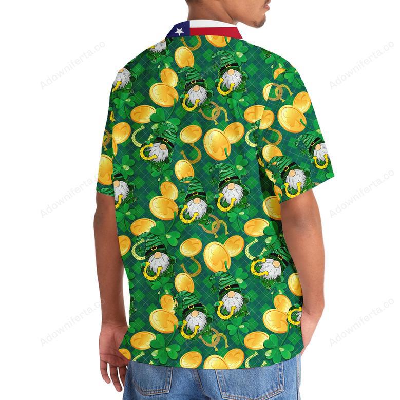 Gold Lucky Irish St.Patrick Day Hawaiian Shirt