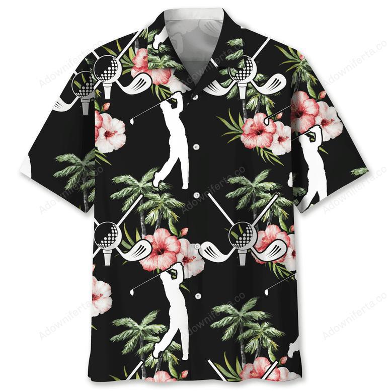 Golf Nature Flower Hawaiian Shirt