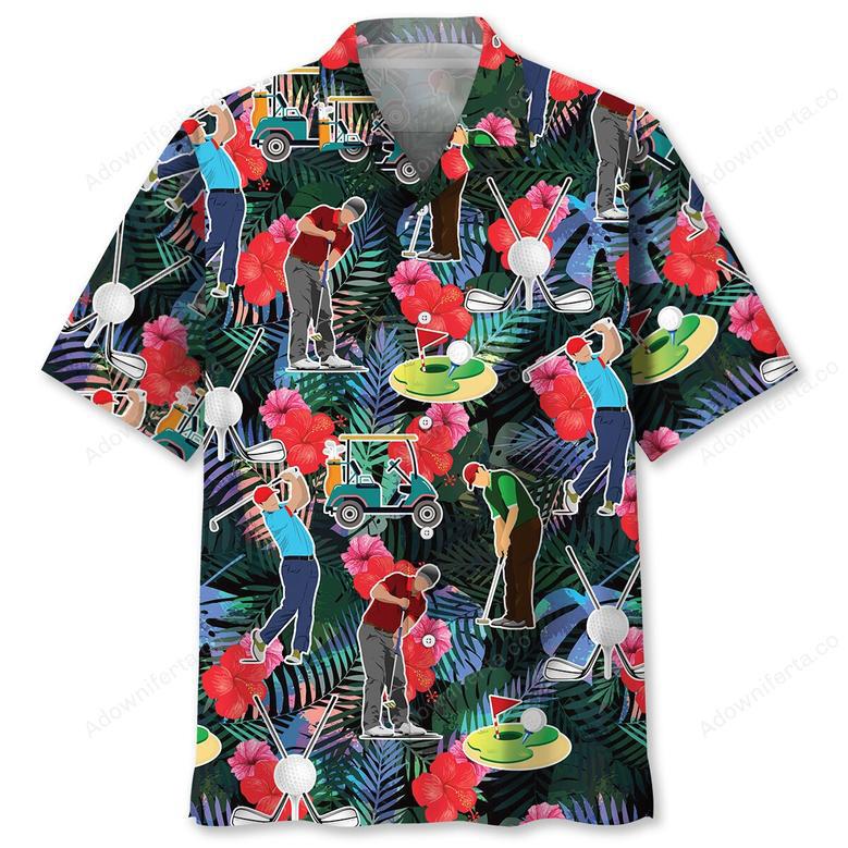 Golf Tropical Hawaiian Shirt