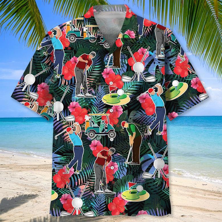 Golf Tropical Hawaiian Shirt