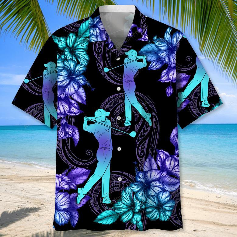 Golf Tropical Shirt Hawaiian Shirt