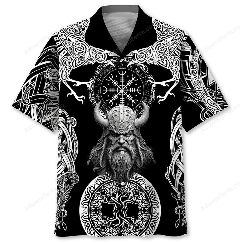 Gothic Viking Hawaiian Shirt