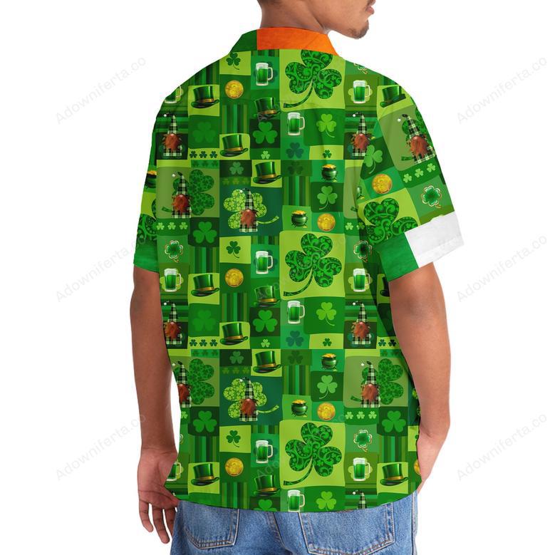 Green Beer Lucky St.Patrick Day Hawaiian Shirt