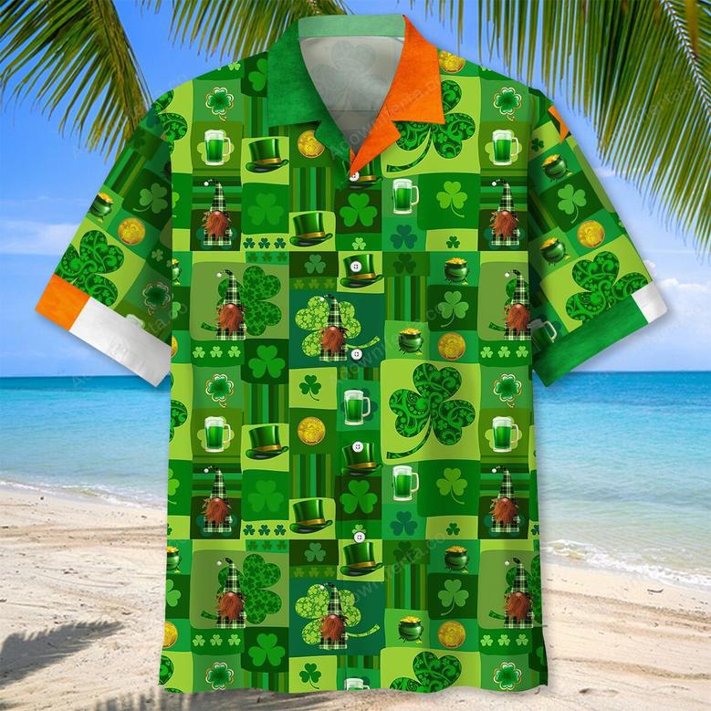 Green Beer Lucky St.Patrick Day Hawaiian Shirt