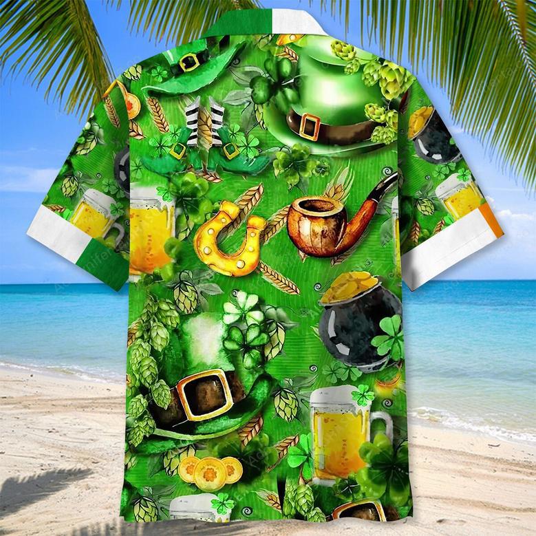 Green Lucky Irish St.Patrick Day Hawaiian Shirt