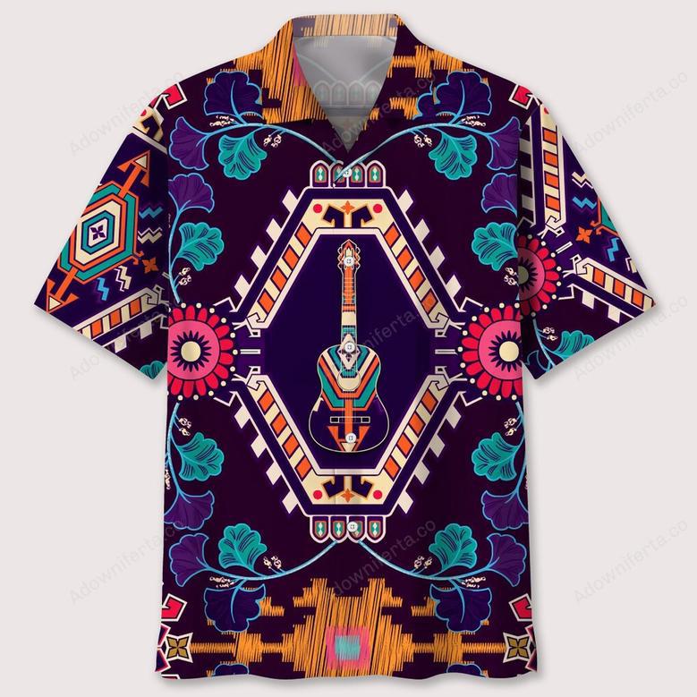 Guitar Bohemian Hawaiian Shirt