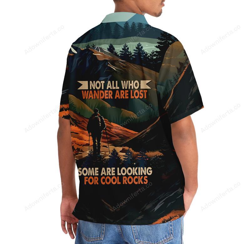 Hiking Looking For Cool Rocks Hawaiian Shirt