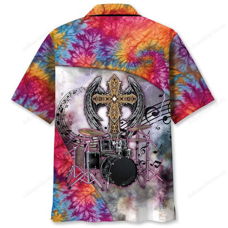 Hippie Drummer Hawaiian Shirt