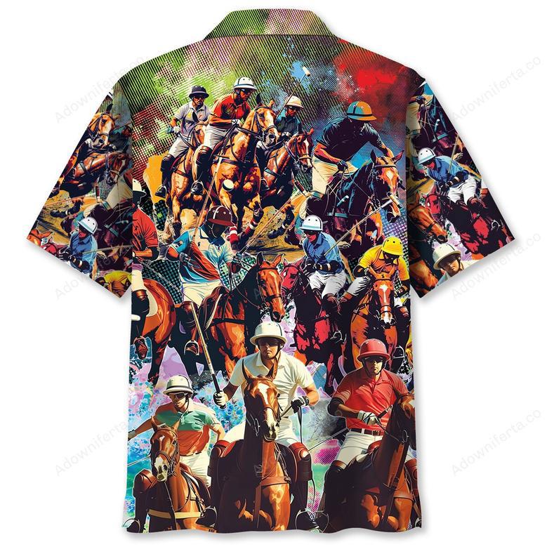 Horse Polo Sport Hawaiian Shirt