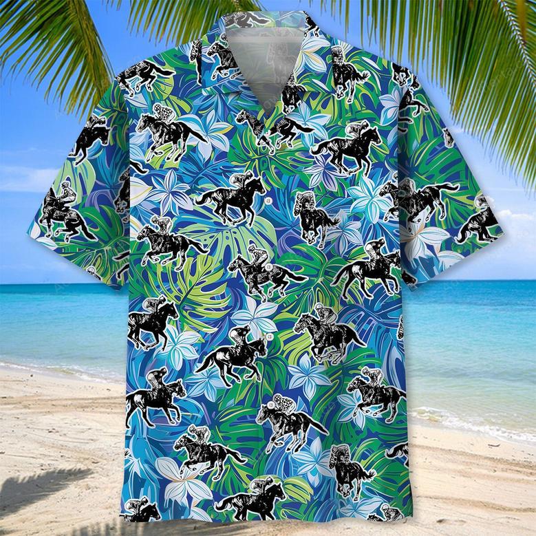 Horse Racing Lover Hawaiian Shirt