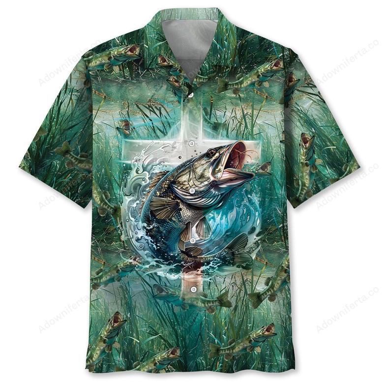 I Like Fishing And Believe In Jesus Hawaiian Shirt