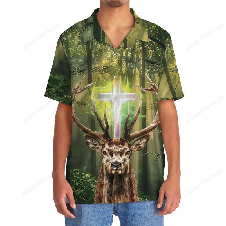 I Like Hunting And Believe In Jesus Hawaiian Shirt