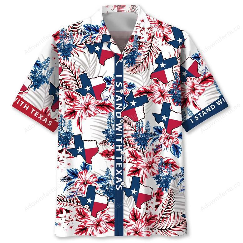 I Stand With Texas Hawaiian Shirt