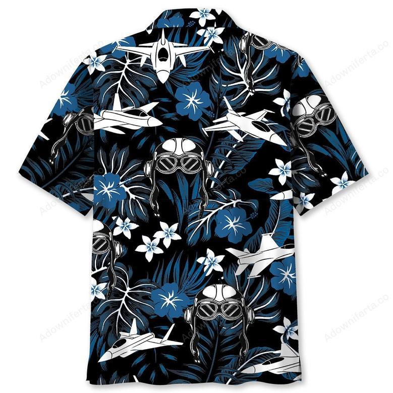 Jet Fighter Hawaiian Shirt