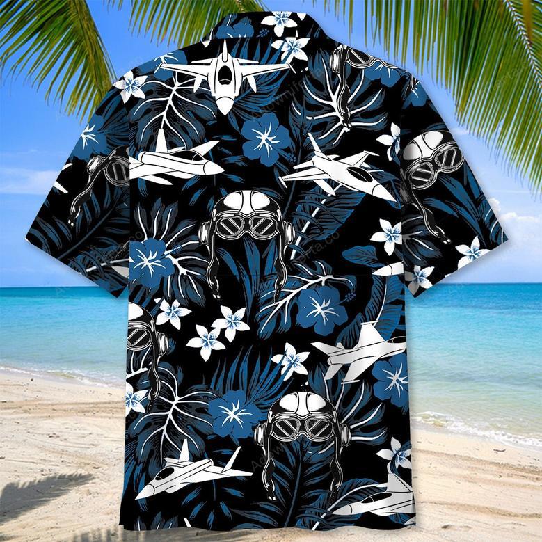 Jet Fighter Hawaiian Shirt