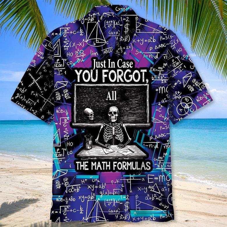 Just In Case You Forgot All The Math Fomulas Hawaiian Shirt