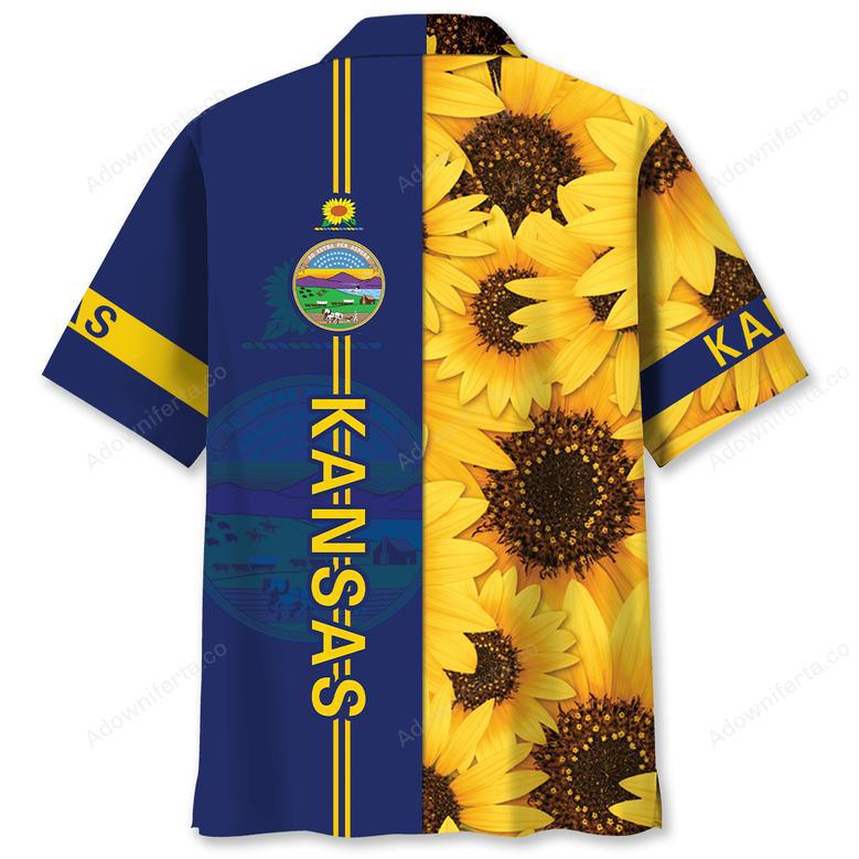 Kansas Sunflowers Proud State Hawaiian Shirt