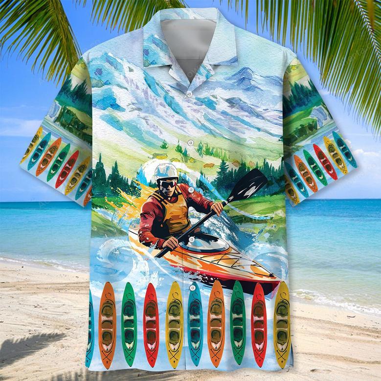 Kayaking Racing Hawaiian Shirt