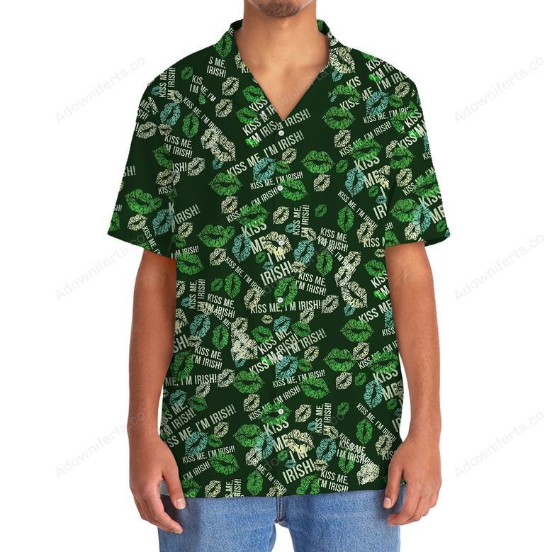 Kiss Irish St.Patrick Day Hawaiian Shirt