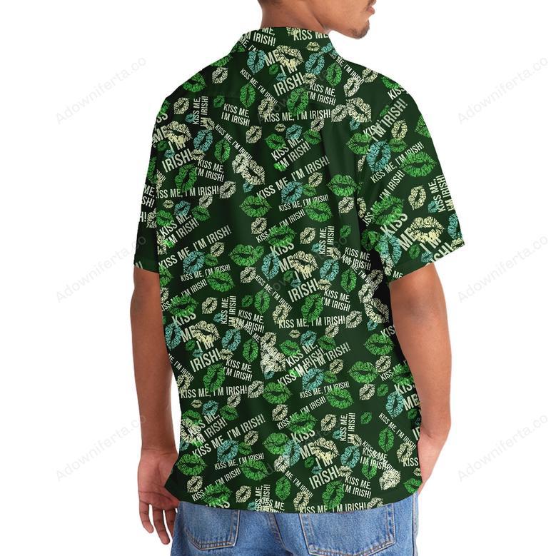 Kiss Irish St.Patrick Day Hawaiian Shirt