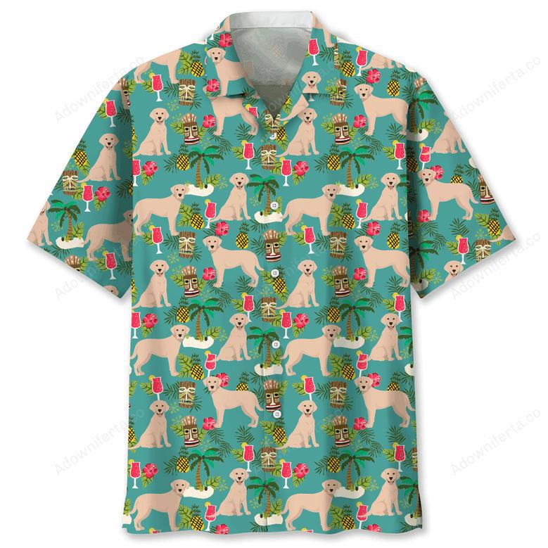 Labrador Hawaiian Beach Hawaiian Shirt