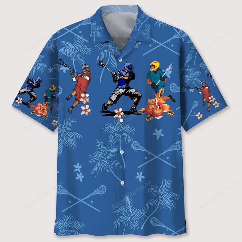 Lacrosse Flower Tropical Hawaiian Shirt