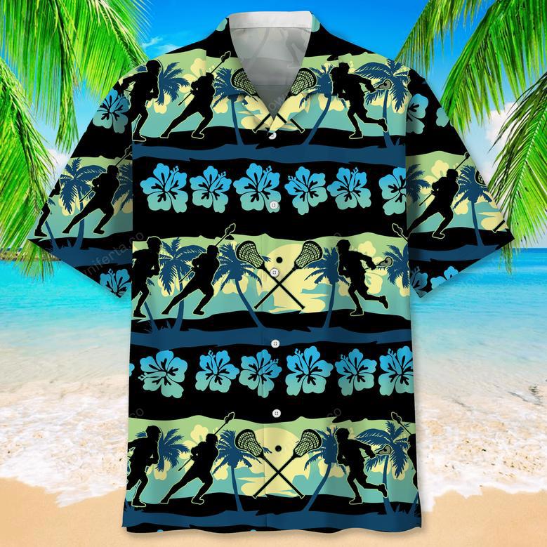 Lacrosse Nature Beach Hawaiian Shirt