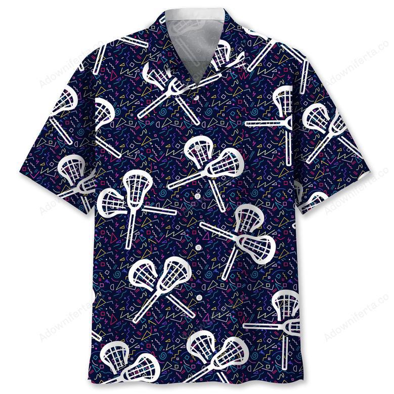 Lacrosse Nature Hawaiian Shirt