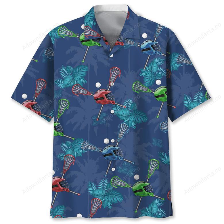 Lacrosse Tropical Hawaiian Shirt