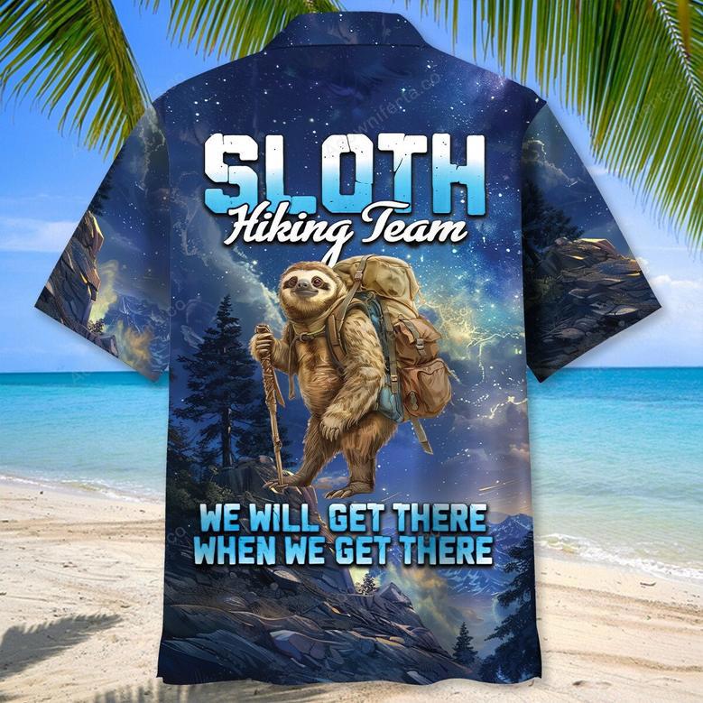 Lazy Sloth Hiking Team Hawaiian Shirt