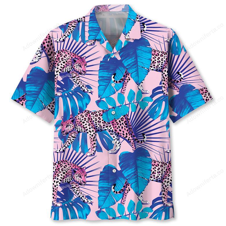 Leopard Tropical Hawaiian Shirt