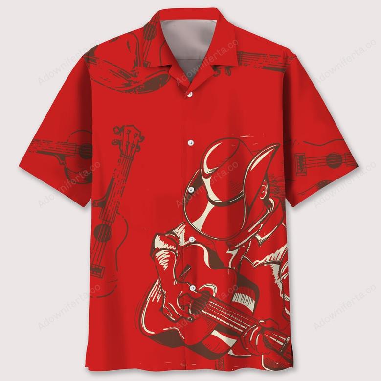 Love Guitar Hawaiian Shirt