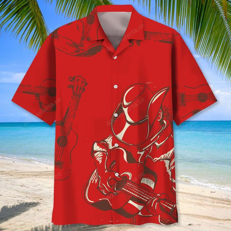 Love Guitar Hawaiian Shirt