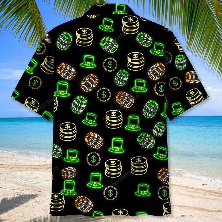 Lucky Neon Green St.Patrick Day Hawaiian Shirt