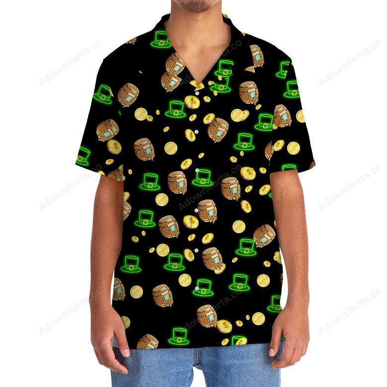 Lucky Neon Irish St.Patrick Day Hawaiian Shirt