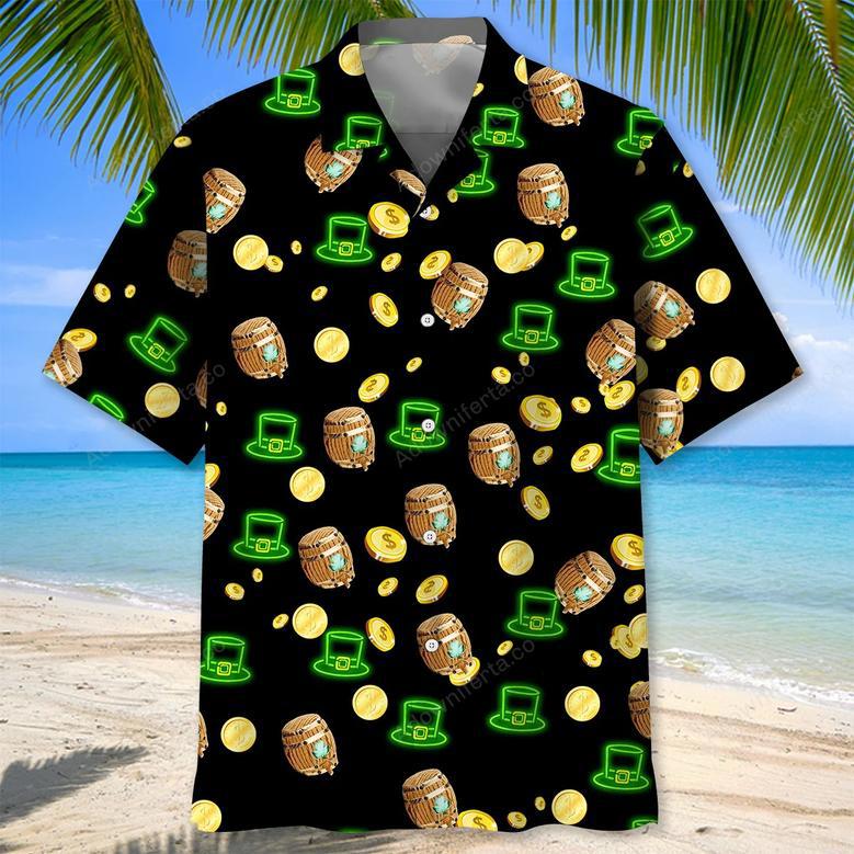 Lucky Neon Irish St.Patrick Day Hawaiian Shirt