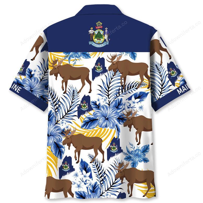 Maine State Proud Hawaiian Shirt