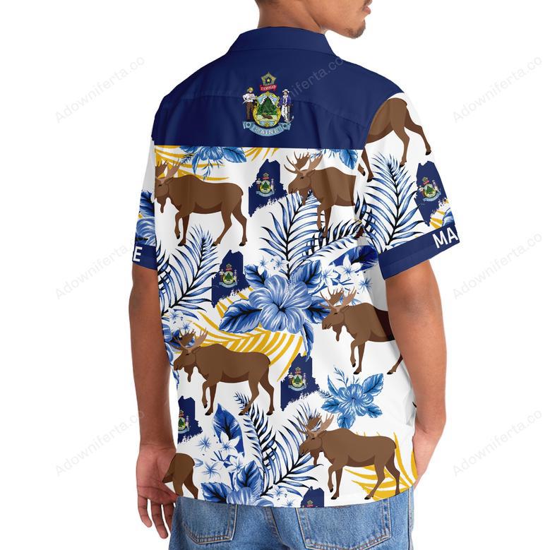 Maine State Proud Hawaiian Shirt