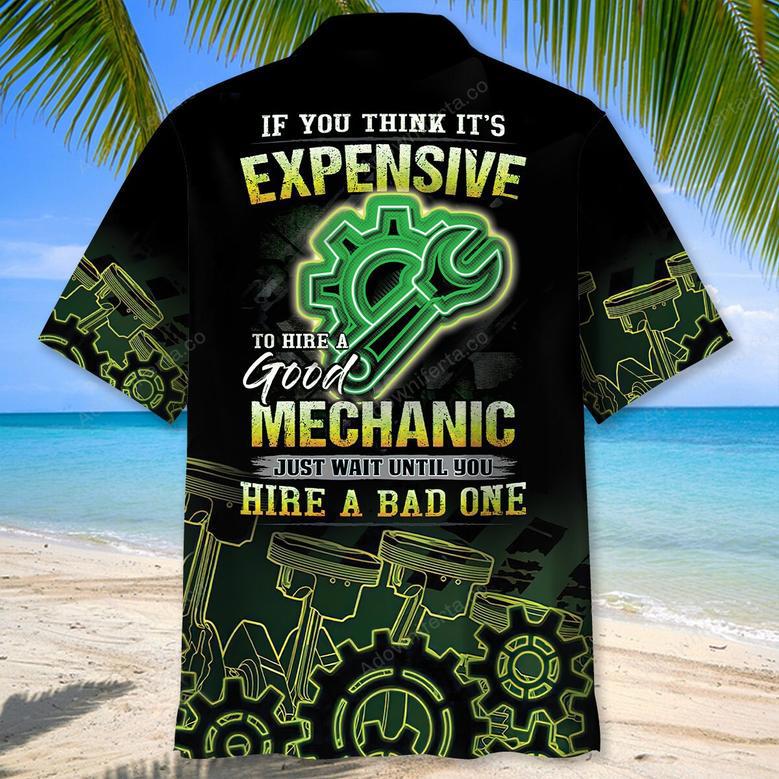 Mechanic Neon Hawaiian Shirt