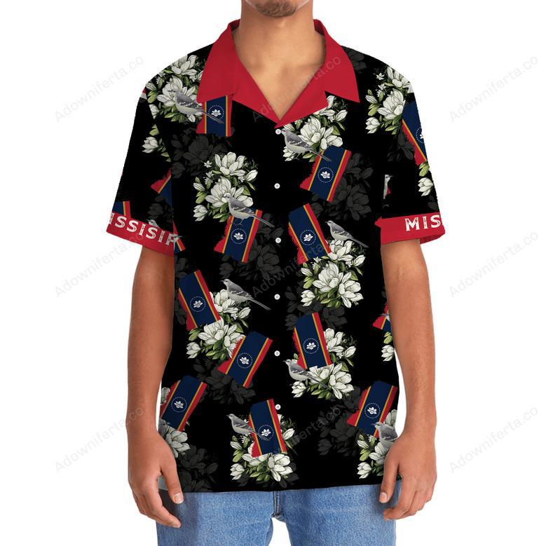 Mississippi State Flag Proud Hawaiian Shirt