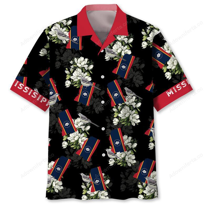 Mississippi State Flag Proud Hawaiian Shirt