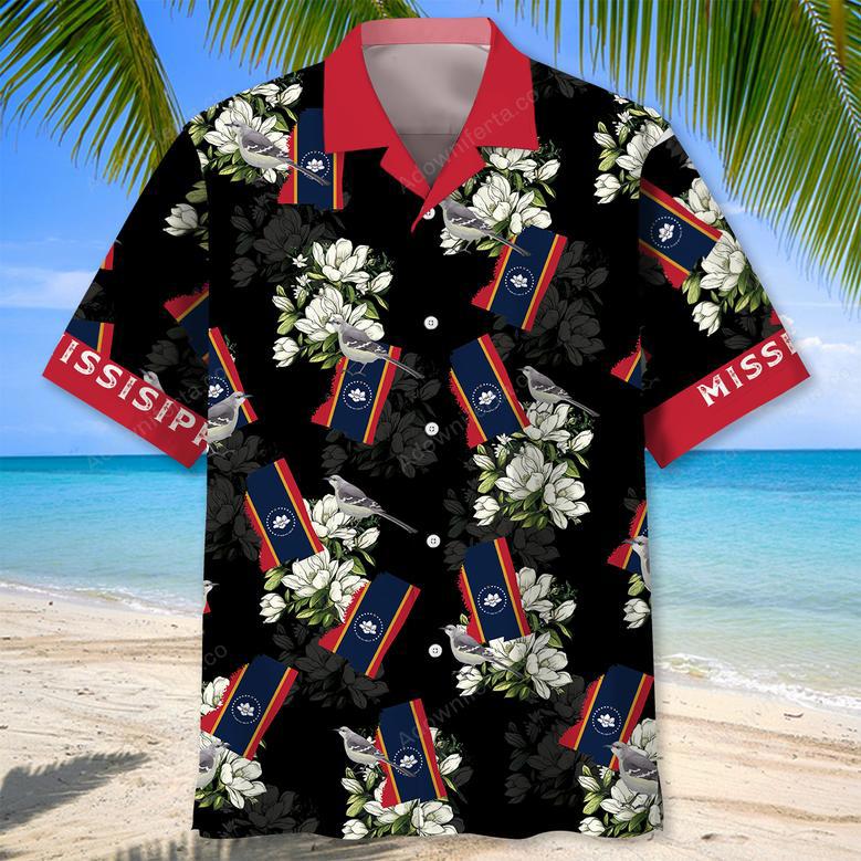 Mississippi State Flag Proud Hawaiian Shirt