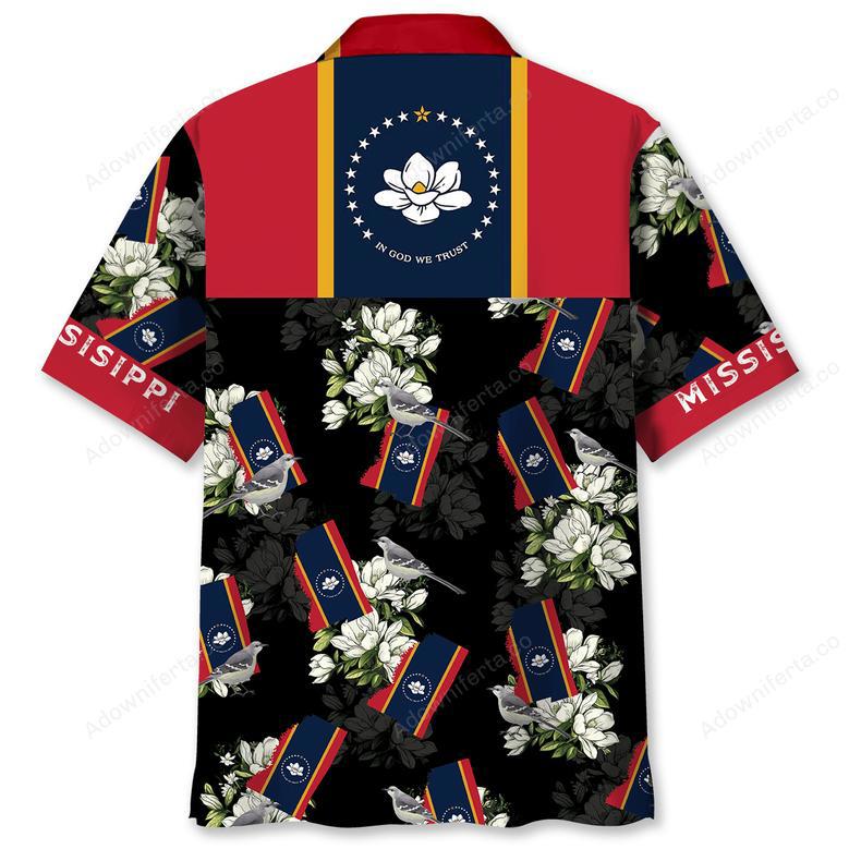 Mississippi State Flag Proud Hawaiian Shirt