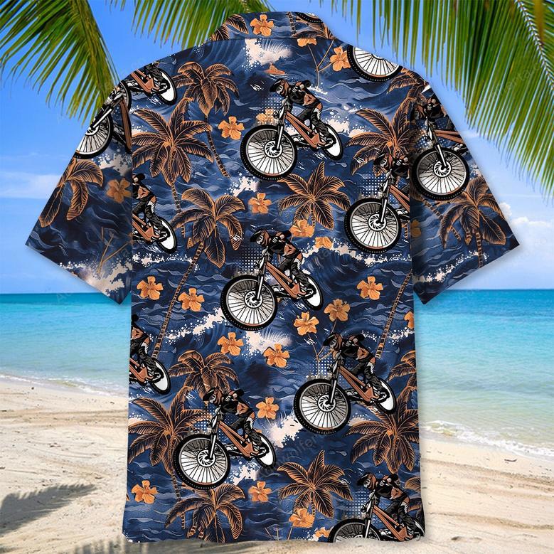 Mountain Bike Tropical Vintage Hawaiian Shirt