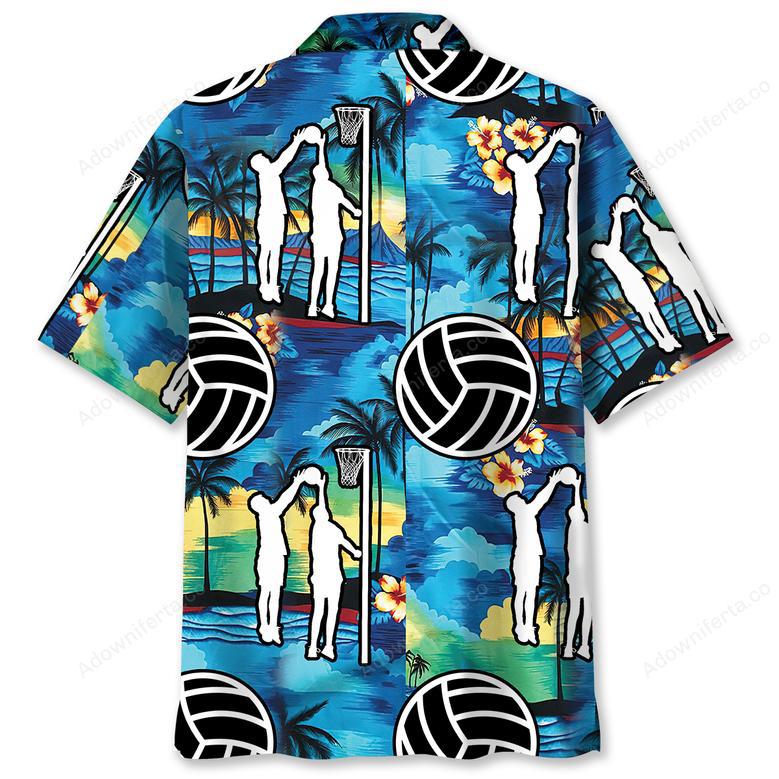 Netball Beach Hawaiian Shirt