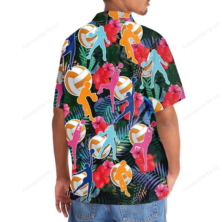 Netball Tropical Hawaiian Shirt