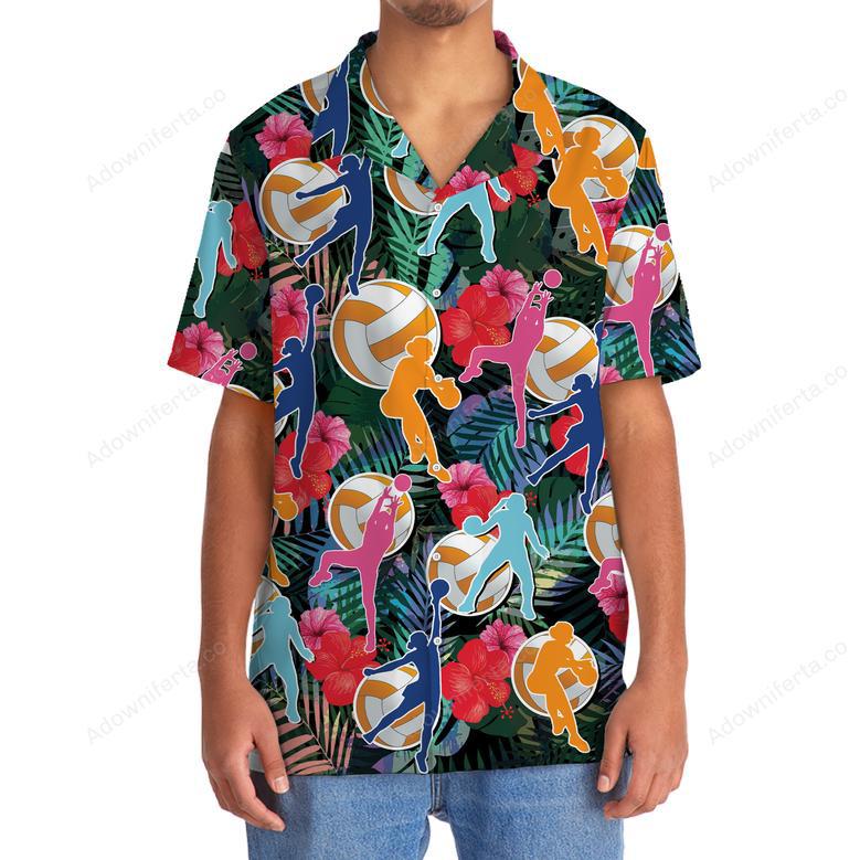 Netball Tropical Hawaiian Shirt