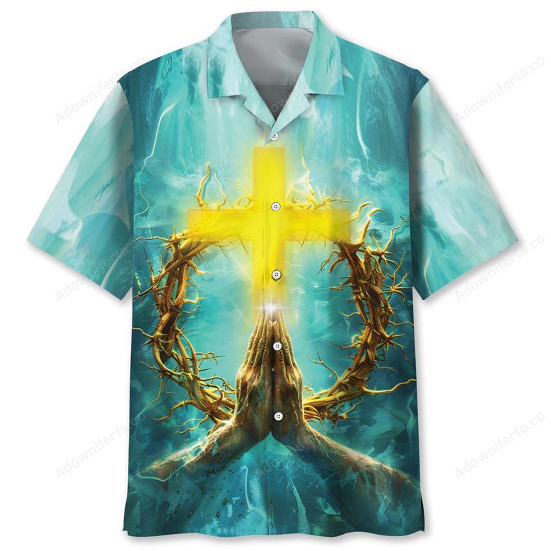 Never Underestimate An Old Man Who Believe In Jesus Hawaiian Shirt