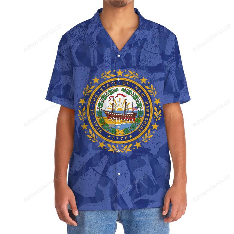 New Hampshire Proud Vintage Hawaiian Shirt